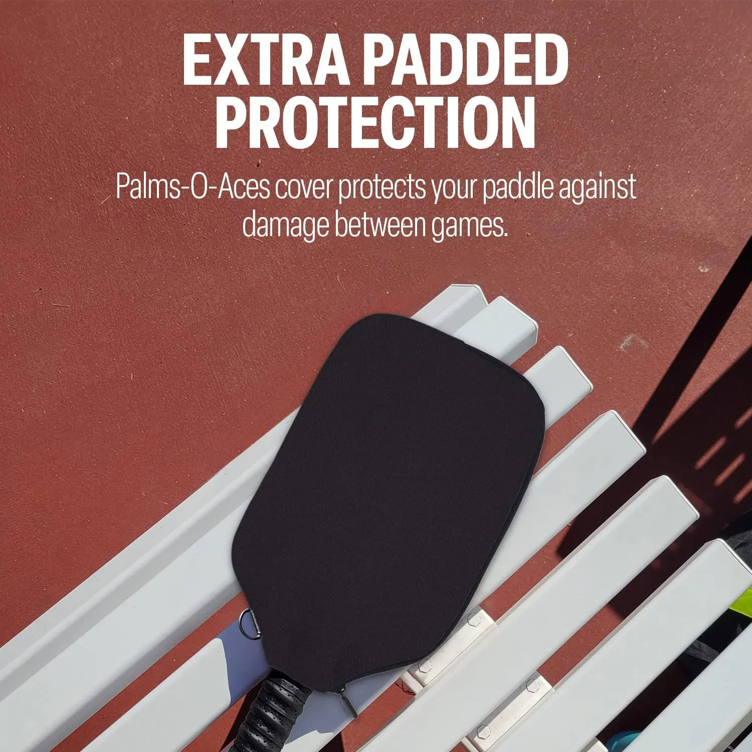 | Pickleball Paddle Sleeve | Canvas Cover with Padding and Zipper | Protective Paddle Case for Rackets | Lightweight Pickleball Holder for Storage | Cover Only | Elongated & Standard Size