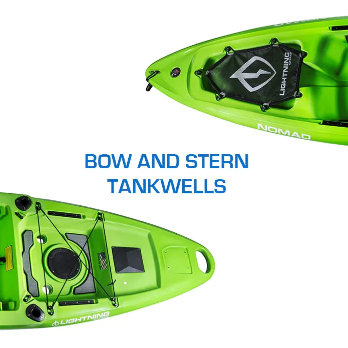12' 3" Lightning Nomad Pedal Drive Fishing Kayak