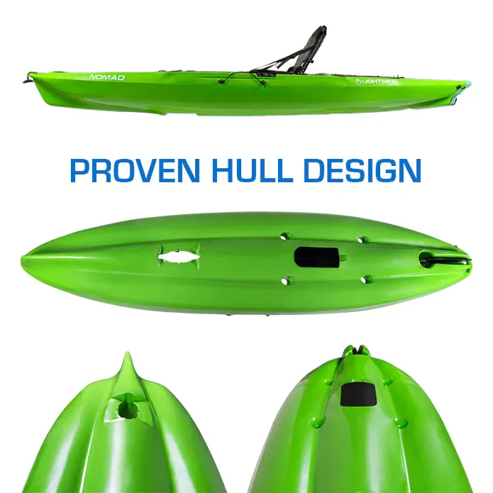 12' 3" Lightning Nomad Pedal Drive Fishing Kayak