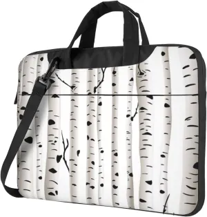 13-15.6 inch laptop bag with birch print for 13-15.6 inch laptop