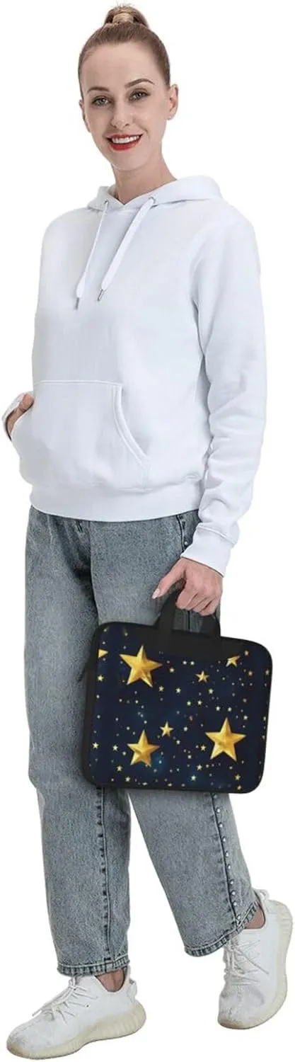 15.6-Inch Laptop Computer And Tablet Shoulder Bag Carrying Case,Business Casual,Steam Train Clouds Print