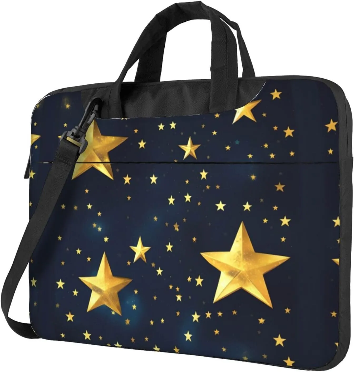 15.6-Inch Laptop Computer And Tablet Shoulder Bag Carrying Case,Business Casual,Steam Train Clouds Print