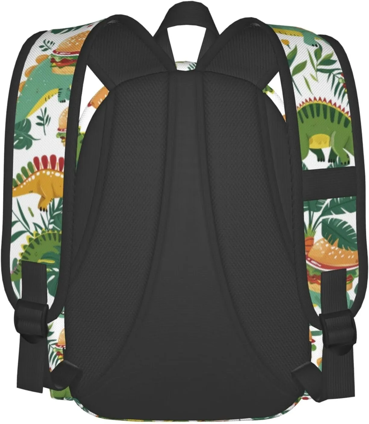 17 Inch Backpack Dinosaurs And Cartoon Burgers Cute Red Panda Laptop Backpack Shoulder Bag School Bookbag Casual Daypack