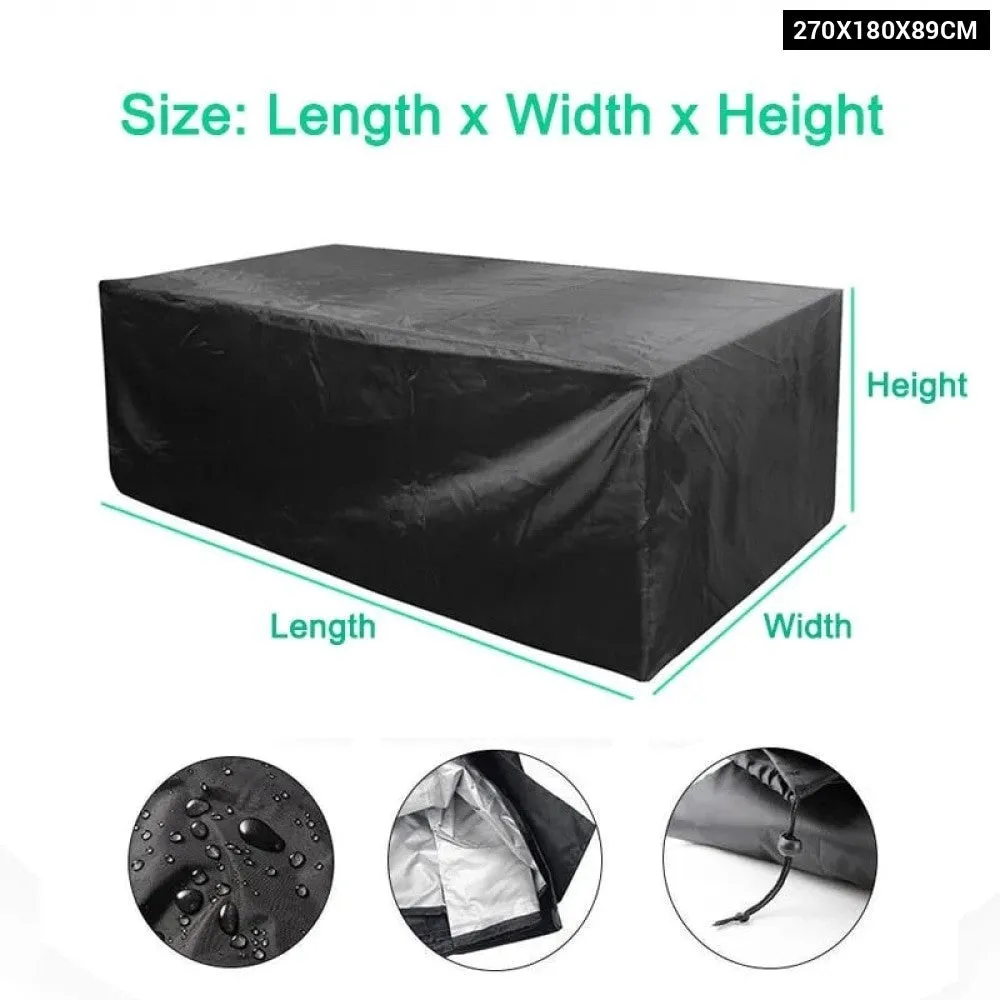 190t 210d Patio Waterproof Cover Outdoor Garden Furniture Covers Rain Snow Chair Covers for Sofa Dust Proof Cover