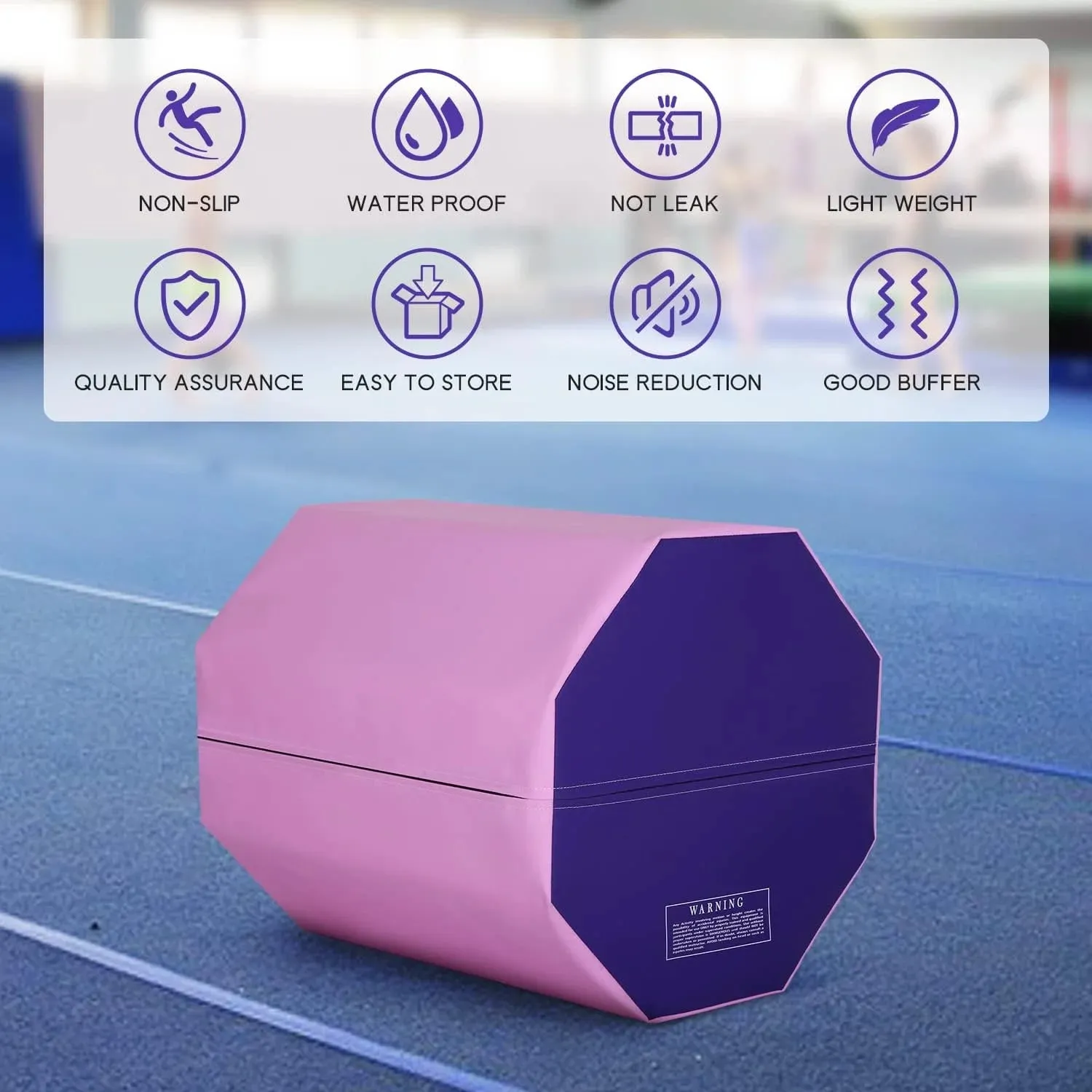 24.4" x 25.6" Gymnastics Octagon Tumbler Trainer – Perfect for Tumbling, Back Handsprings & Skill Development