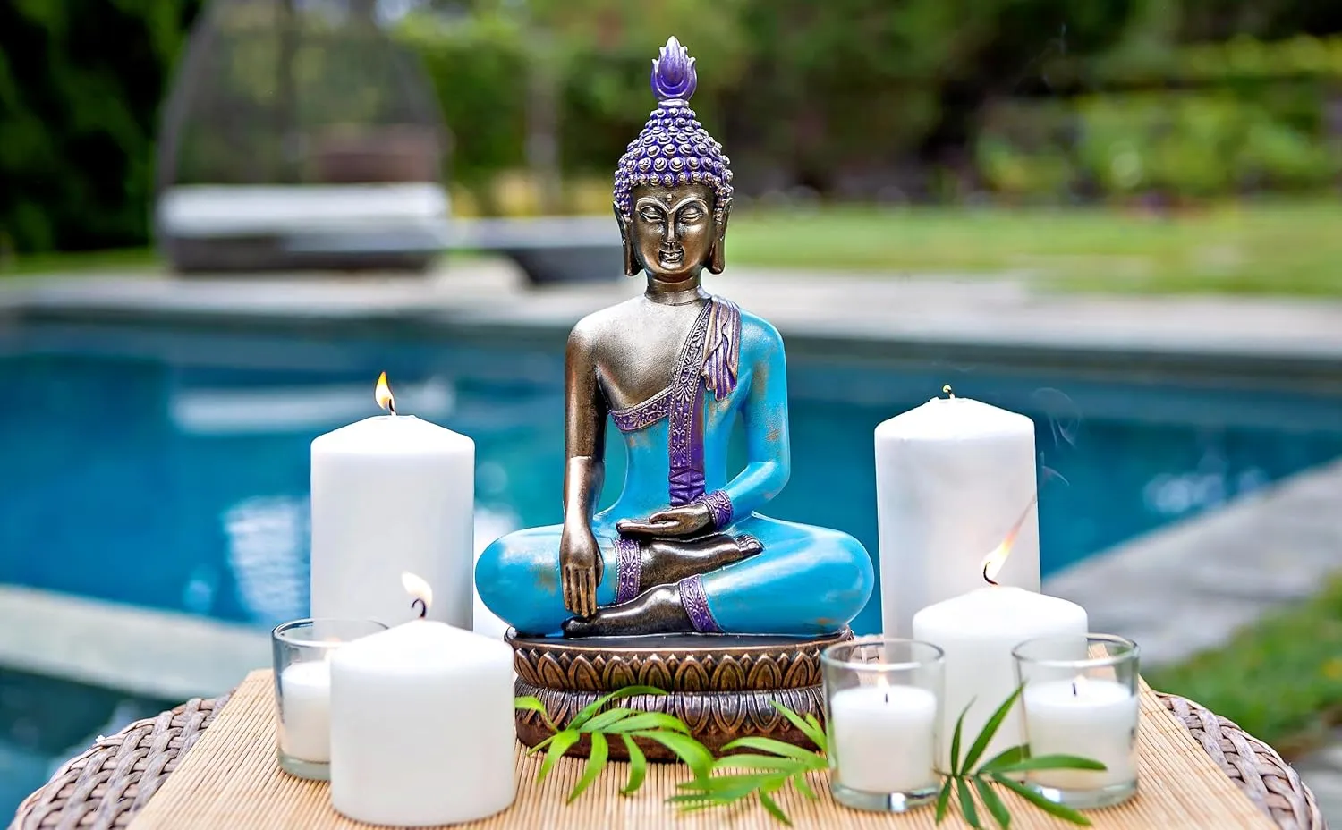 25DOL Buddha Statues for Home. 12.5" Buddha Statue (The Moment of Enlightenment). Collectibles and Figurines, Meditation Decor, Spiritual Living Room Decor, Yoga Zen Decor, Hindu and East Asian Décor