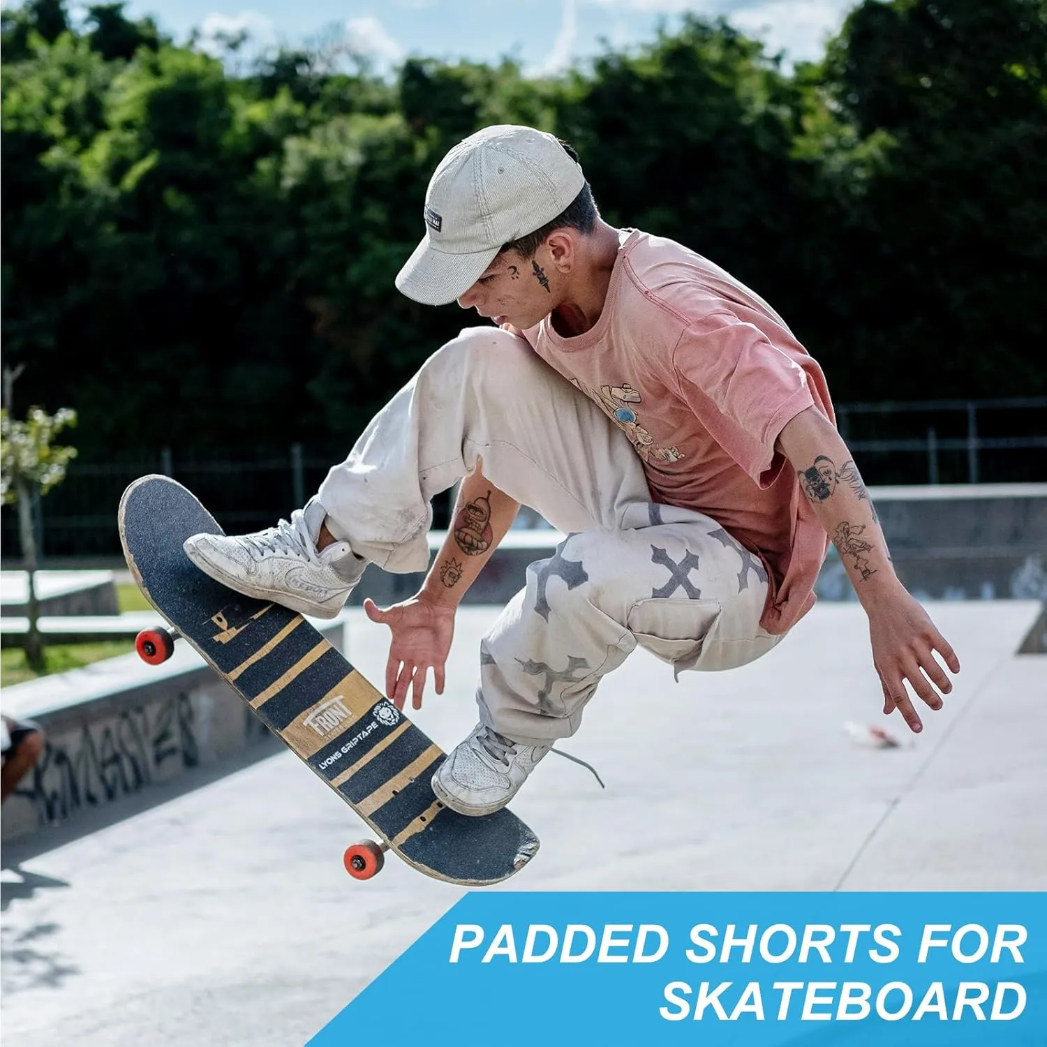 3D Protection Hip Butt EVA Padded Shorts, Crash Pad Impact Gear for Ski, Skating, Snowboarding, Skateboarding for Men Women