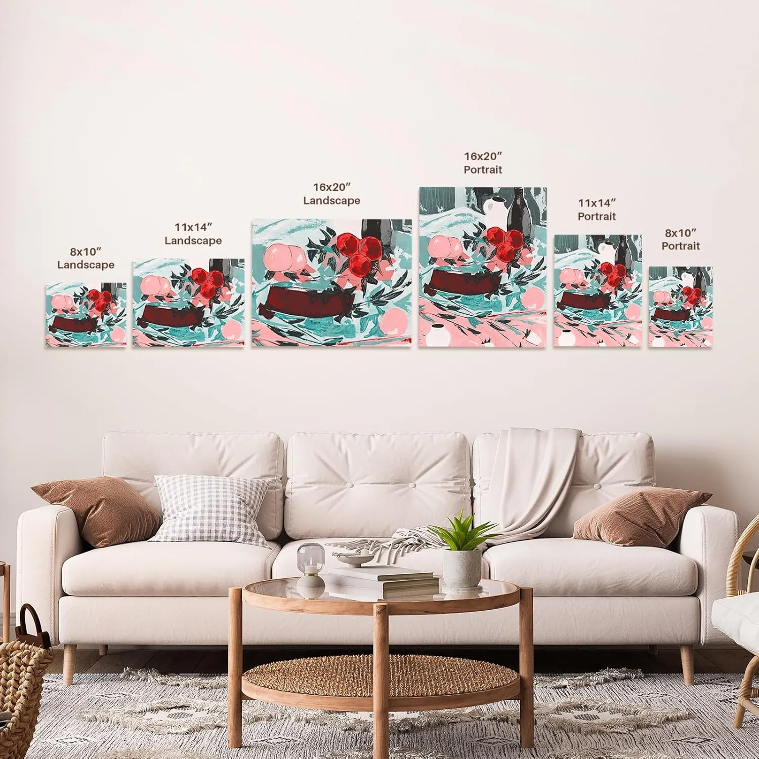 3dRose, Border Collie, Red Asian Arch, Scattered Sign of the Dog, Gold, Museum Grade Canvas Wrap 20x16