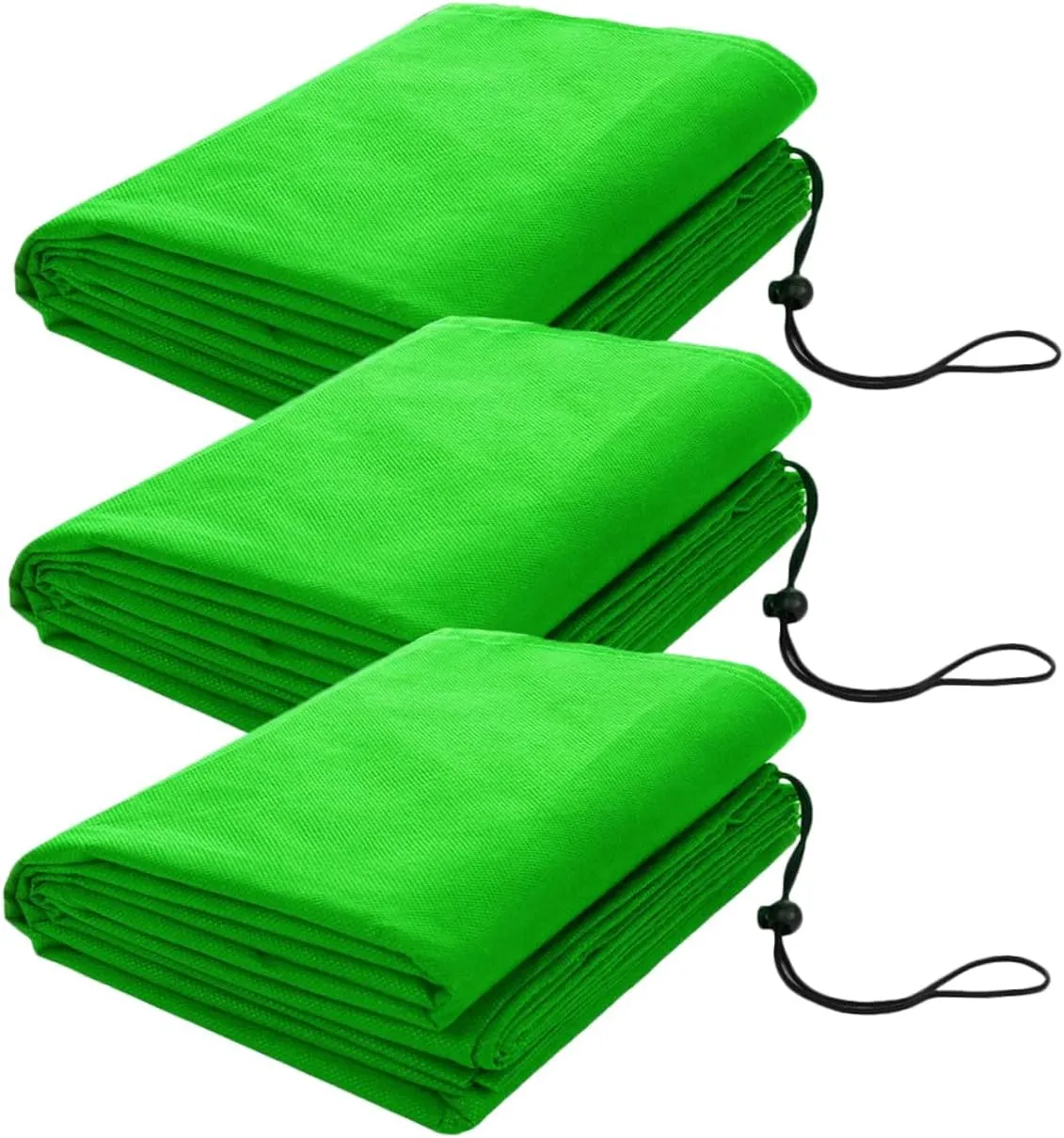 3Pcs Non Woven Plant Cover Winter Frost Protection Bags with Drawstring for Outdoor Garden for Shrubs Trees and Vegetables