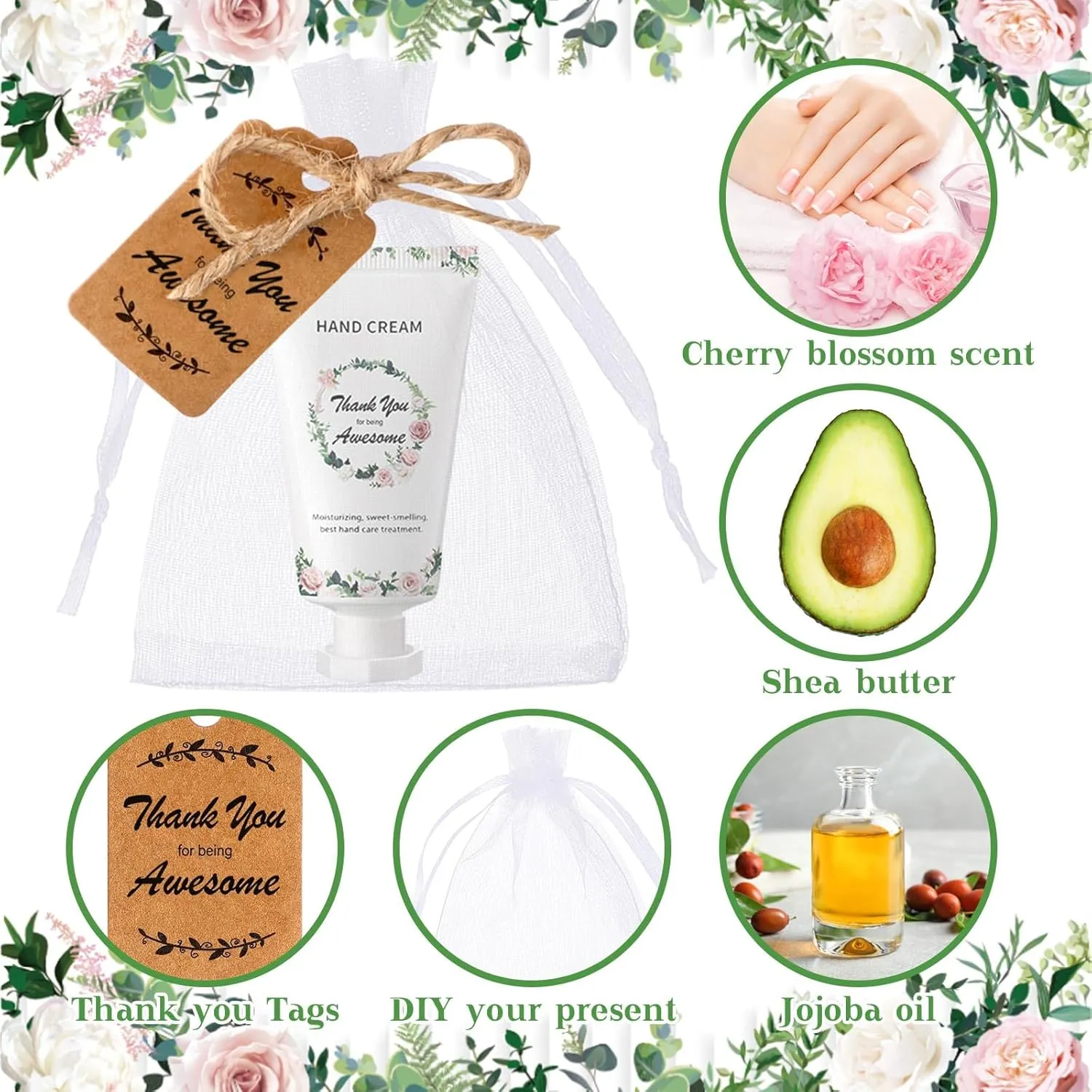 48 Sets Cna Gifts Bulk Mini Lotion Employee Appreciation Gifts Bulk Thank You Travel Hand Cream Lotion for Staff Appreciation Inspirational Nurse Cna Week Holiday(Classic)