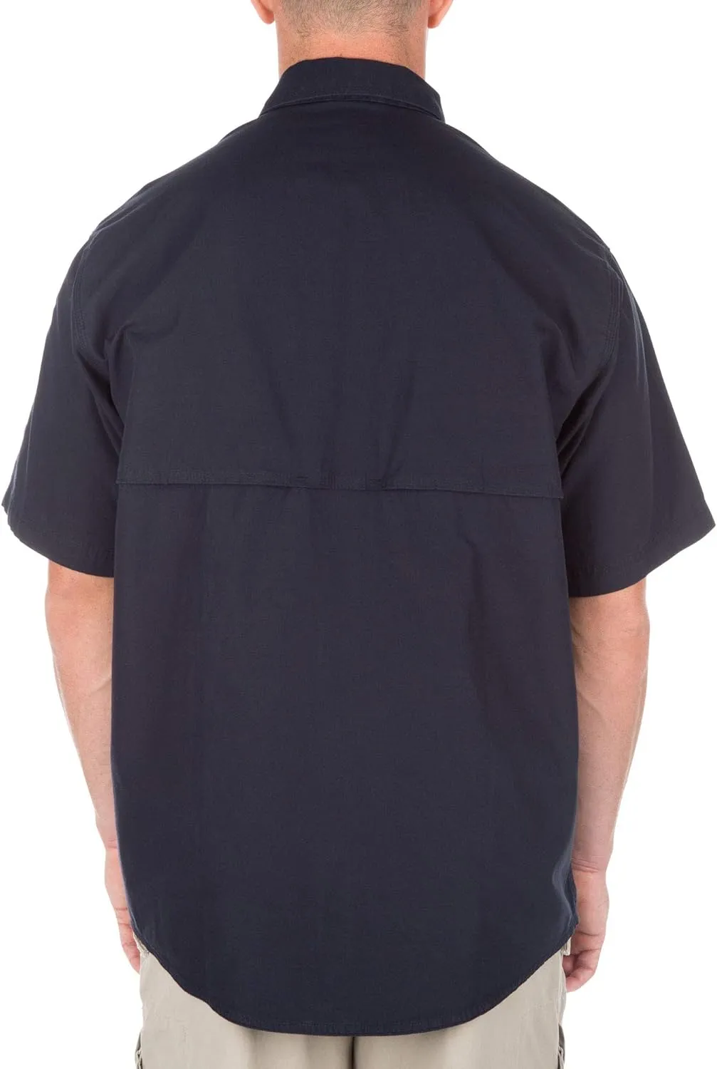 5.11 Tactical Men's Short Sleeve Low Profile Design Button Up Polo Shirt, Cotton Fabric, Style 71152