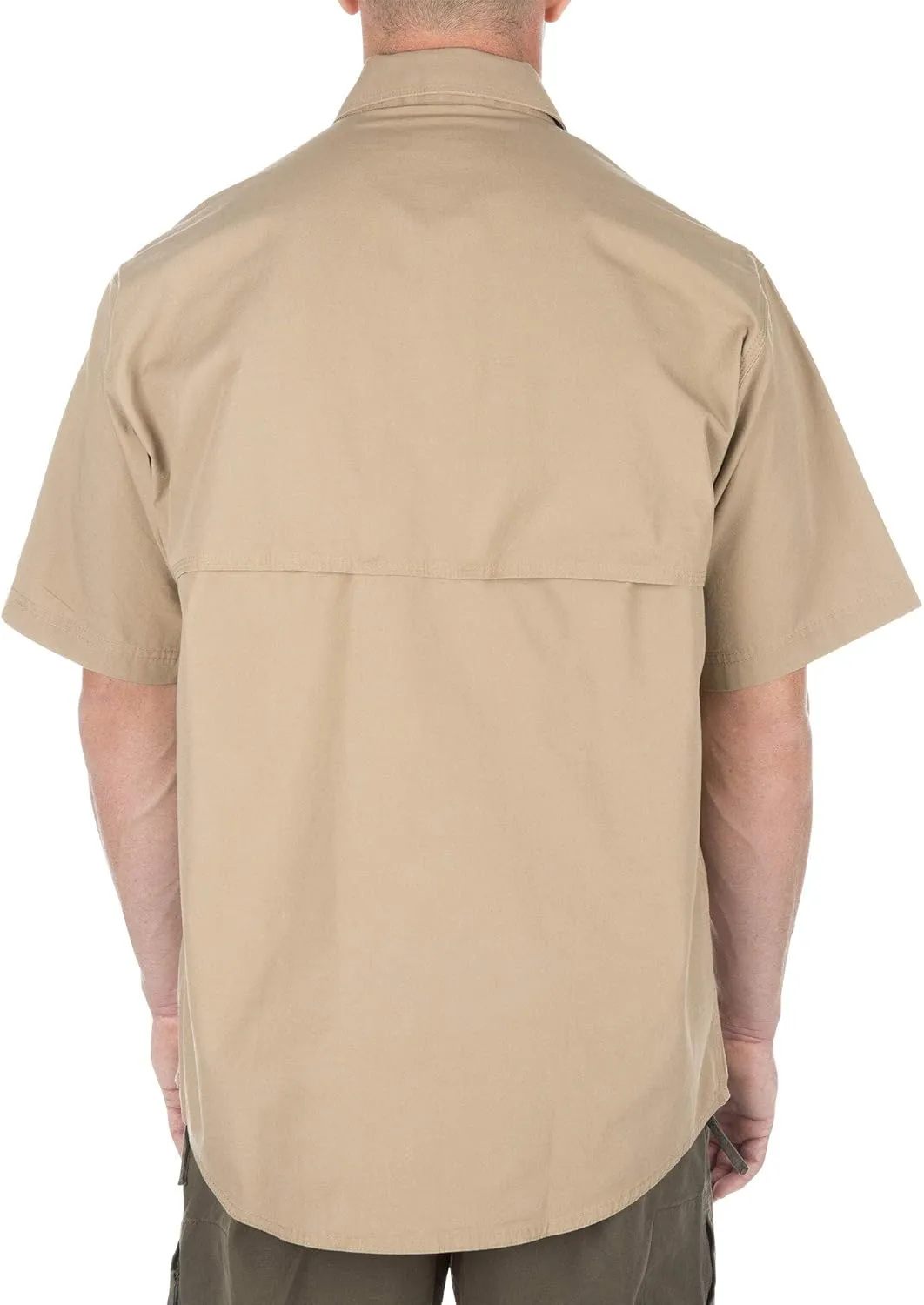 5.11 Tactical Men's Short Sleeve Low Profile Design Button Up Polo Shirt, Cotton Fabric, Style 71152