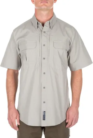5.11 Tactical Men's Short Sleeve Low Profile Design Button Up Polo Shirt, Cotton Fabric, Style 71152