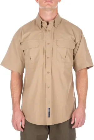 5.11 Tactical Men's Short Sleeve Low Profile Design Button Up Polo Shirt, Cotton Fabric, Style 71152