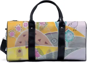 Abstract Illustration Duffel Bag Travel Yoga Camping Gym Shoulder Bags Sports Handbag Lightweight canvas Tote Bag Holdall for Men Women
