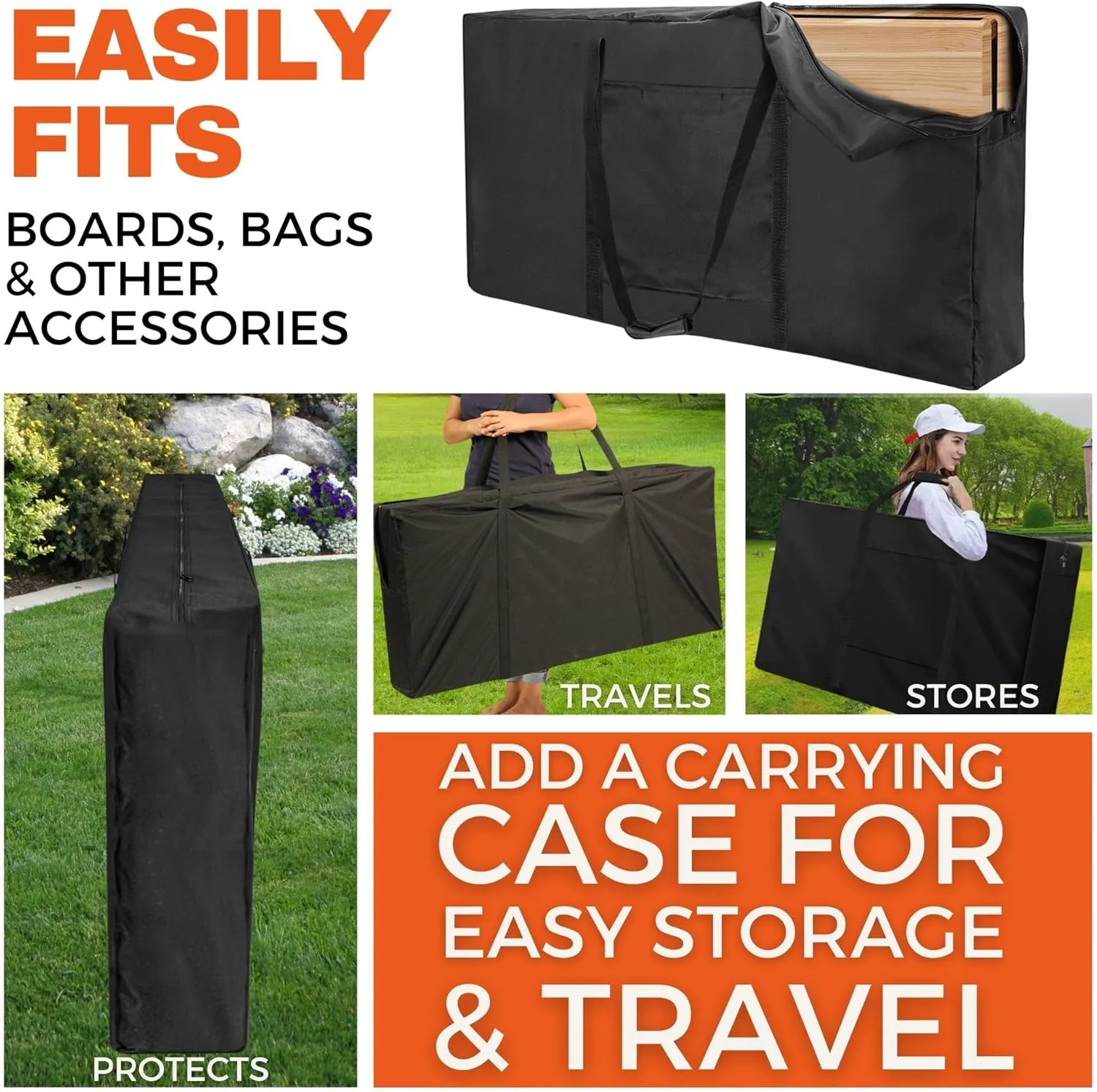 ACA Star Series Cornhole Boards | New York State Map Design | Regulation Size Outdoor Corn Hole Game
