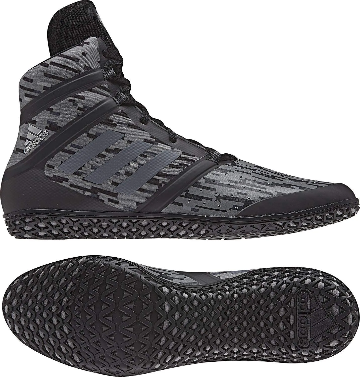 adidas Impact Red Diggital Wrestling Shoes (AC7491)