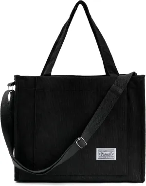 Aesthetic Corduroy Tote Bag Small Vintage Women Crossbody Bag Square Handbag Everyday Bag Mini Travel Shoulder Bag