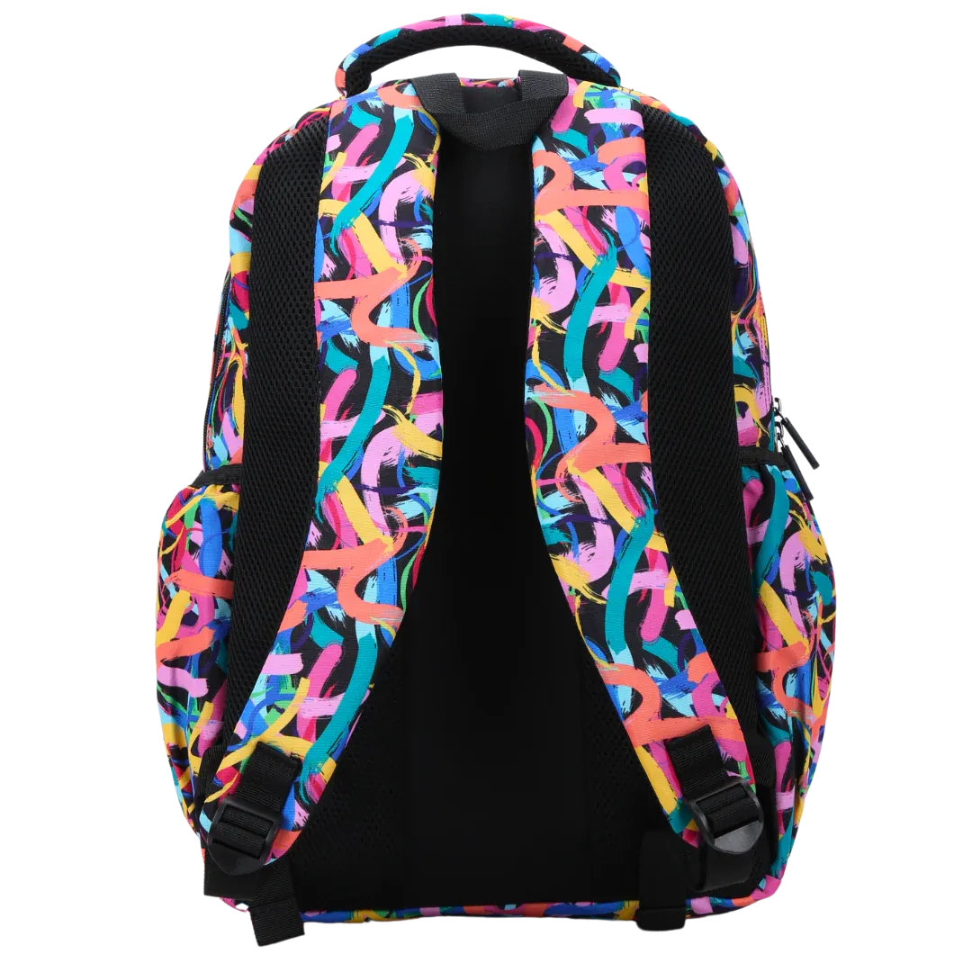 Alimasy Paint Swirls Large Backpack