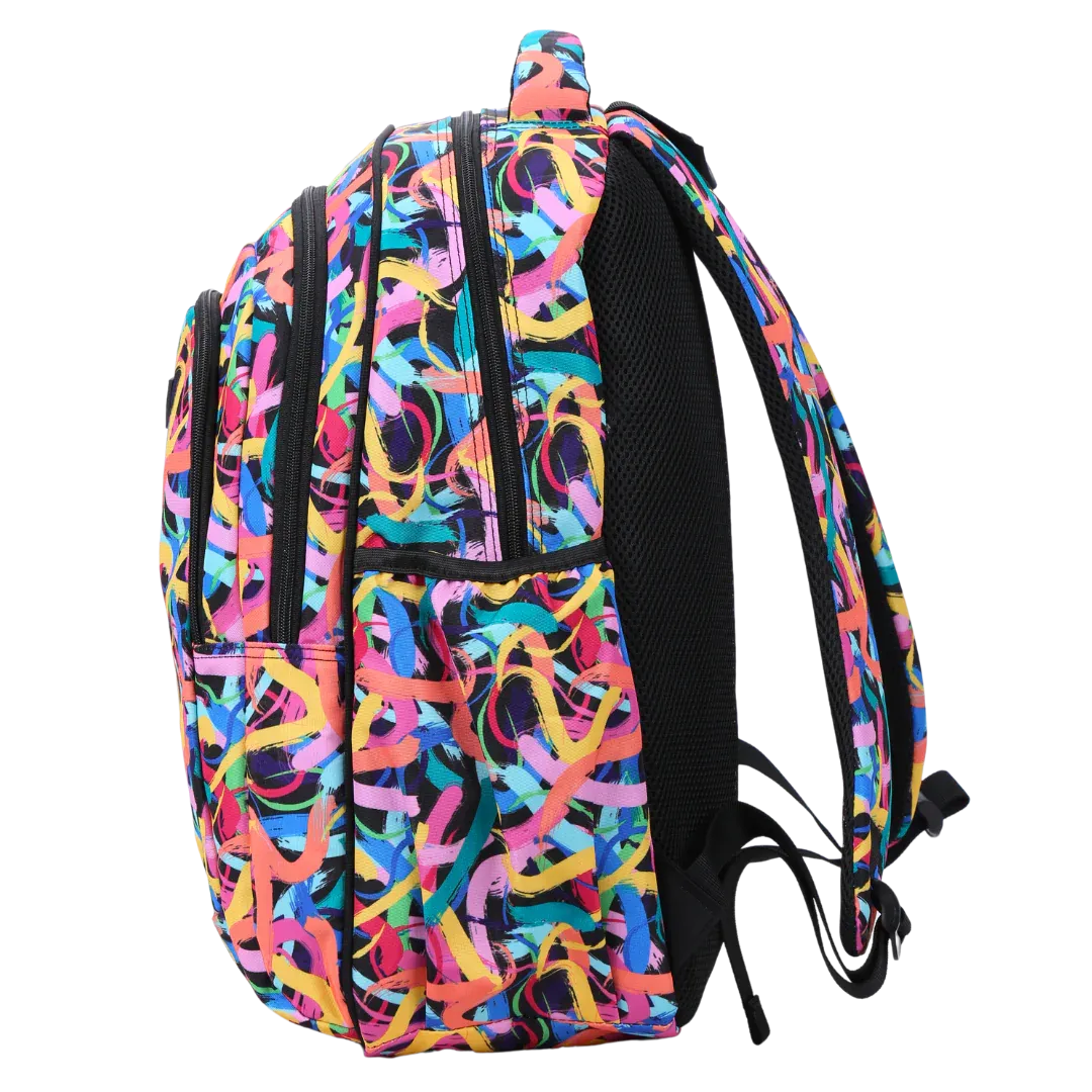 Alimasy Paint Swirls Large Backpack