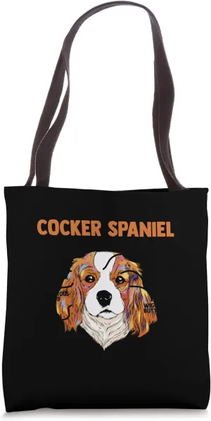 Anatomy Of A Cocker Spaniel Dog Breeds for Canine Owners Tote Bag