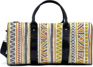 Ancient Egyptian Symbols Travel Luggage Duffel Bag with Adjustable Strap Egyptian Symbol Sports Bag Lightweight Canvas Gym Tote Bag for Men and Women