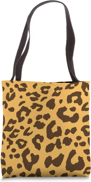Animal Print Leopard Cheetah Print Trick or Treat Halloween Tote Bag