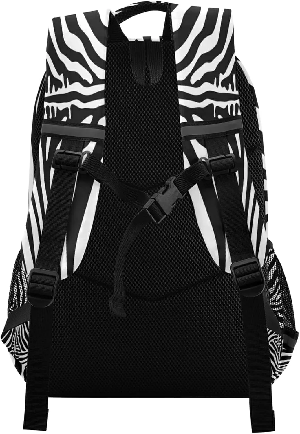 Animal Zebra Print Backpacks Travel Laptop Daypack School Book Bag for Men Women Teens Kids