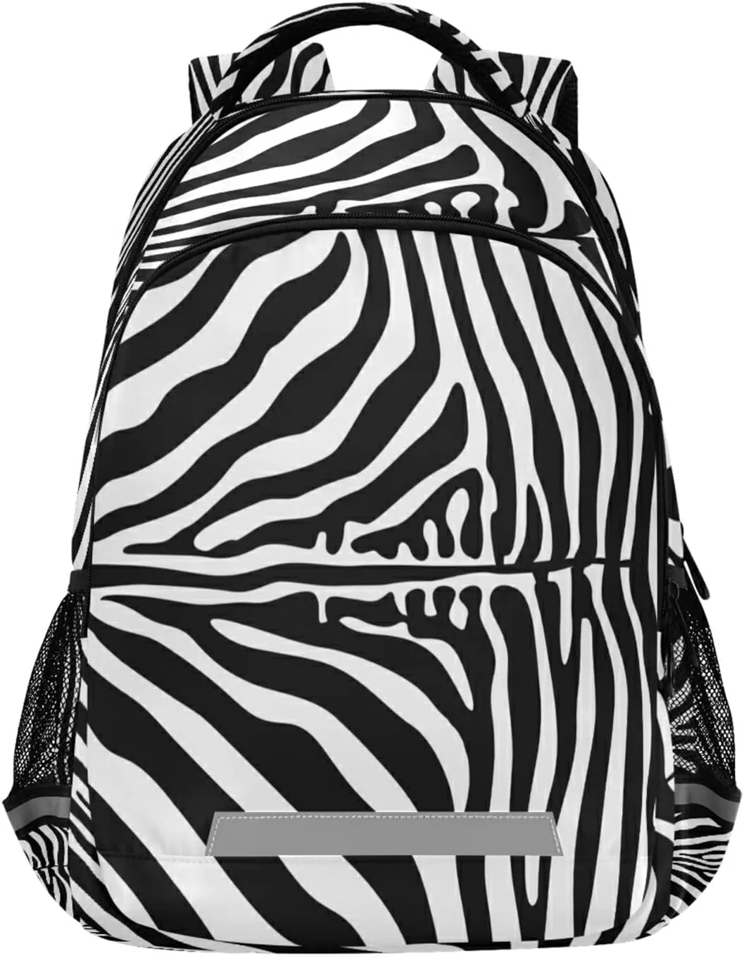 Animal Zebra Print Backpacks Travel Laptop Daypack School Book Bag for Men Women Teens Kids