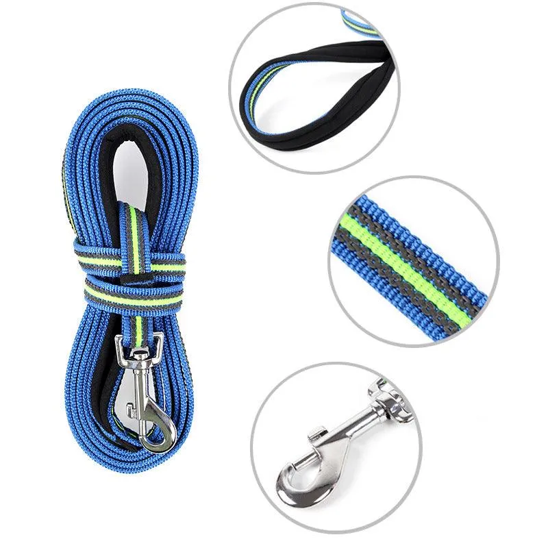 Anti-Skid Nylon Dog Durable Leash: Strong, Eco-Friendly Walks