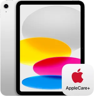 Apple iPad 11-inch: A16 chip, 11-inch Model, Liquid Retina Display, 128GB, Wi-Fi 6, 12MP Front/12MP Back Camera, Touch ID, All-Day Battery Life — Silver with AppleCare  (2 Years)