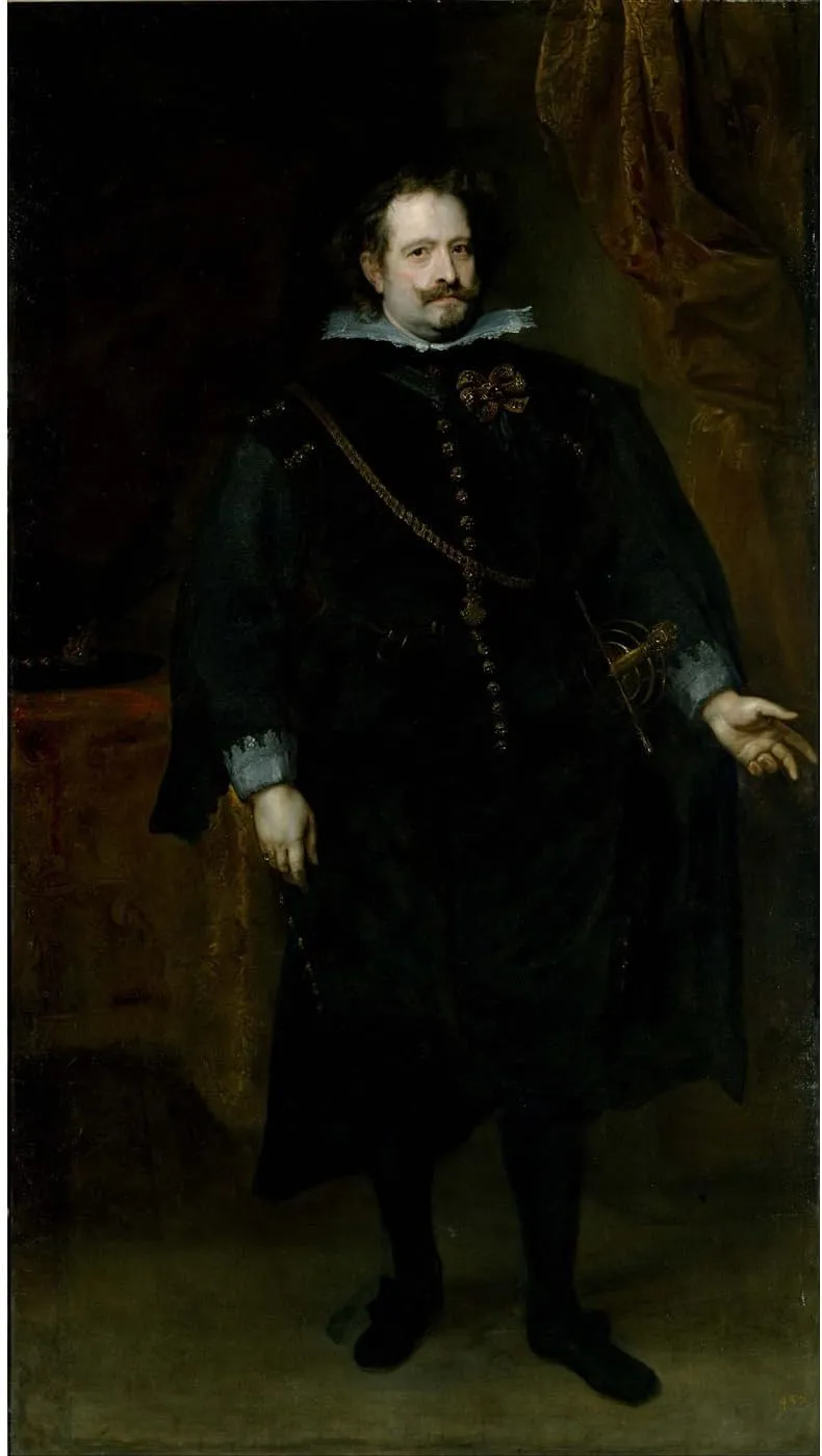 ARTICULOZY Giclee Print Rolled - Van Dyck - Diego Felipe de Guzman - 24x32 Inch Canvas Wall Decor Art Print