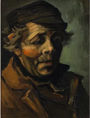 ARTICULOZY Giclee Print Rolled - Van Gogh - Head of a peasant - 24x32 Inch Canvas Wall Decor Art Print