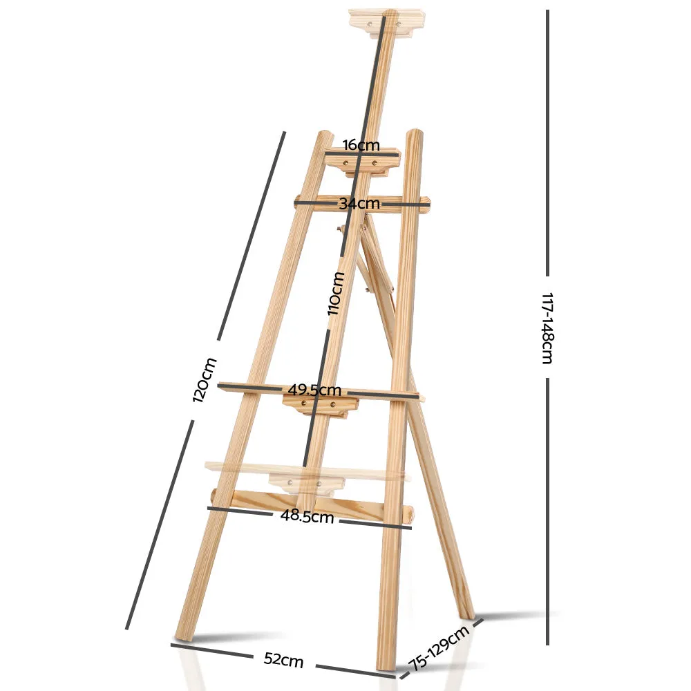 Artiss Painting Easel - Pine Wood 147cm