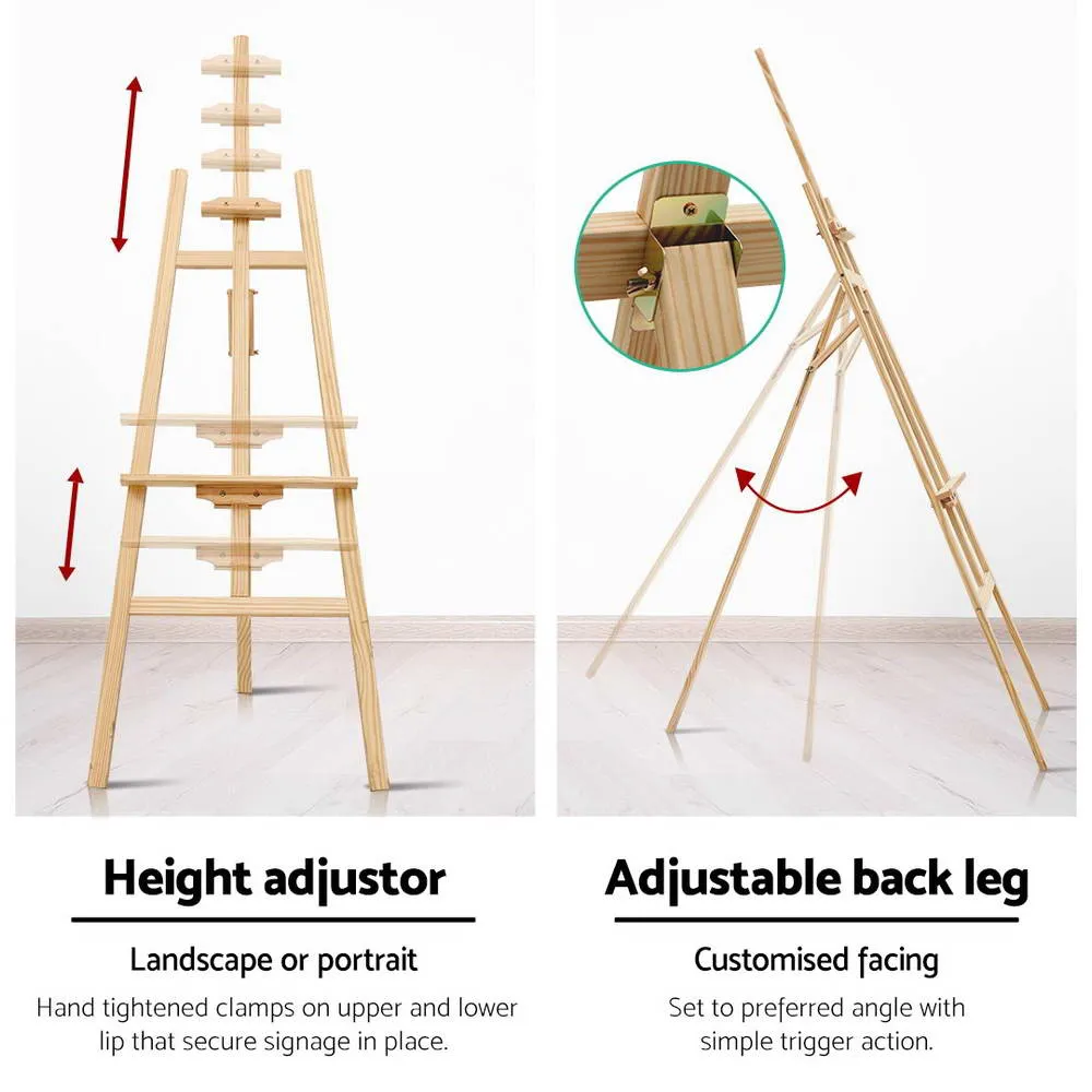 Artiss Painting Easel - Pine Wood 175cm
