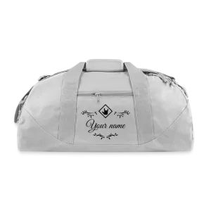 ASL Bag "ASL Station" Polyester Sign Language Duffle Bag