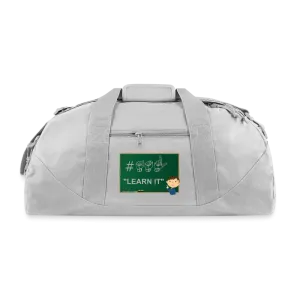 ASL Bag "Learn It" Polyester Sign Language Duffle Bag