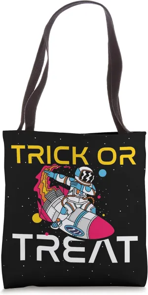 Astronaut Spaceship Costume Halloween Trick or Treat Tote Bag