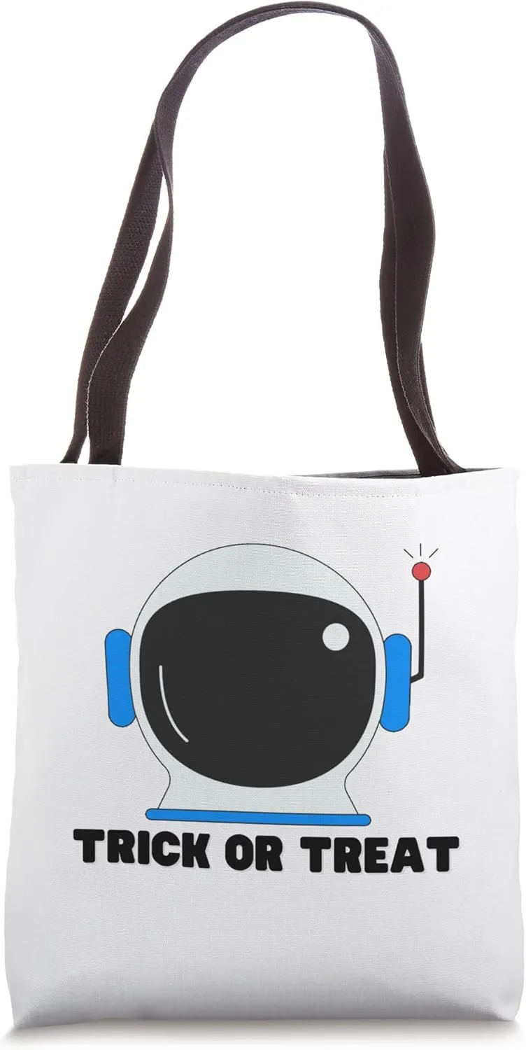 Astronaut Trick or Treat Bag Tote Bag