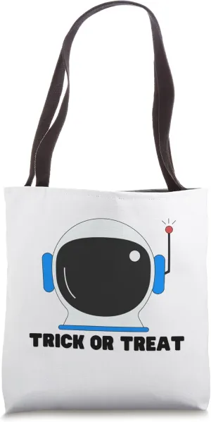Astronaut Trick or Treat Bag Tote Bag