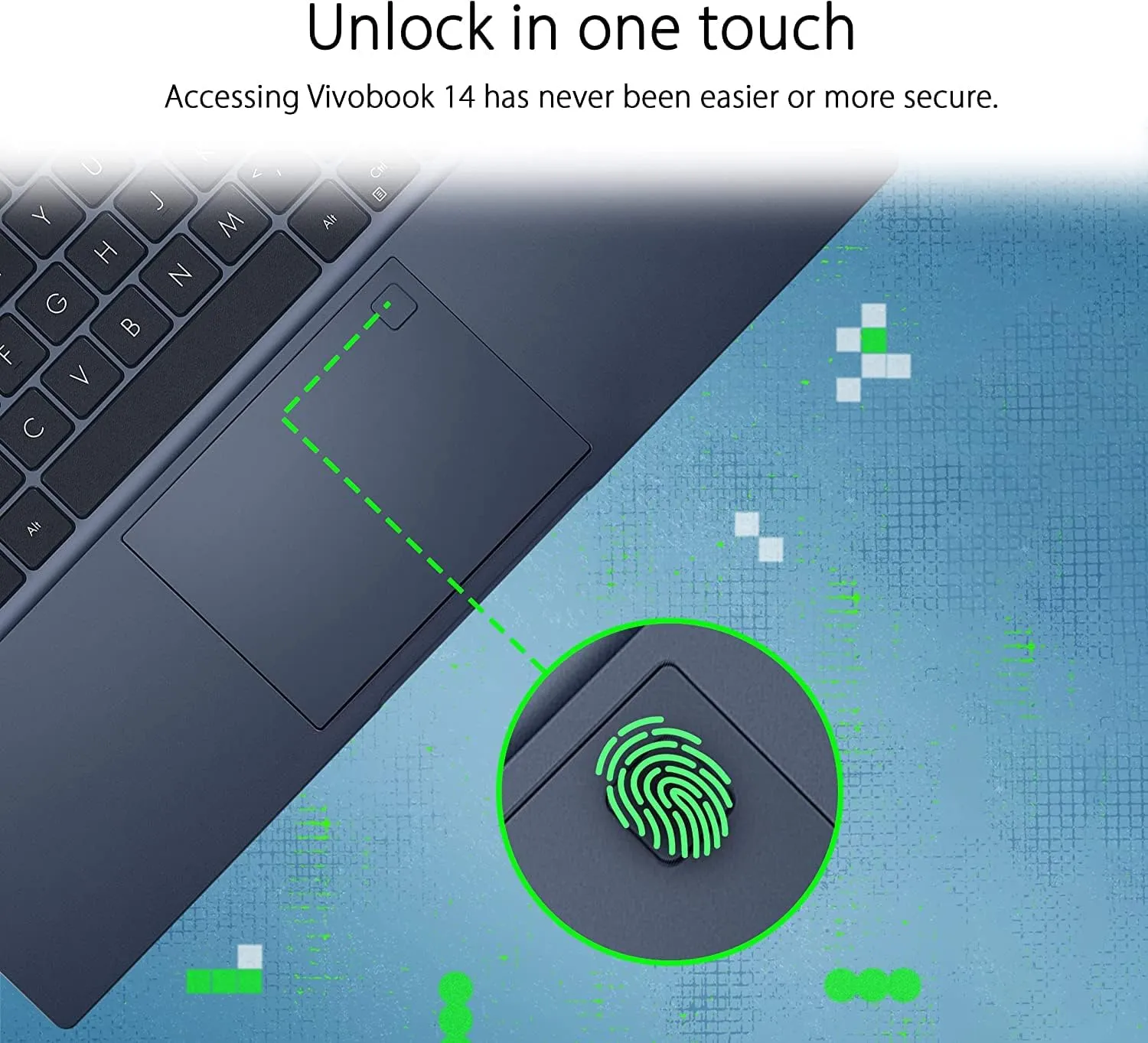 ASUS Vivobook 14/inch FHD Laptop Intel 12th Gen 6 Cores i3-1215U Up to 4.4 GHz, 12GB RAM 512GB SSD, Fingerprint,WiFi6, Windows 11, Blue  GM Accessories