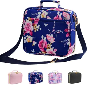 ATDIAG Bible Cover for Women,Carrying Book Case Church Bag Bible Protective with Handle and Zippered Pocket Adjustable Shoulder Strap,Perfect Gifts for Church Religious