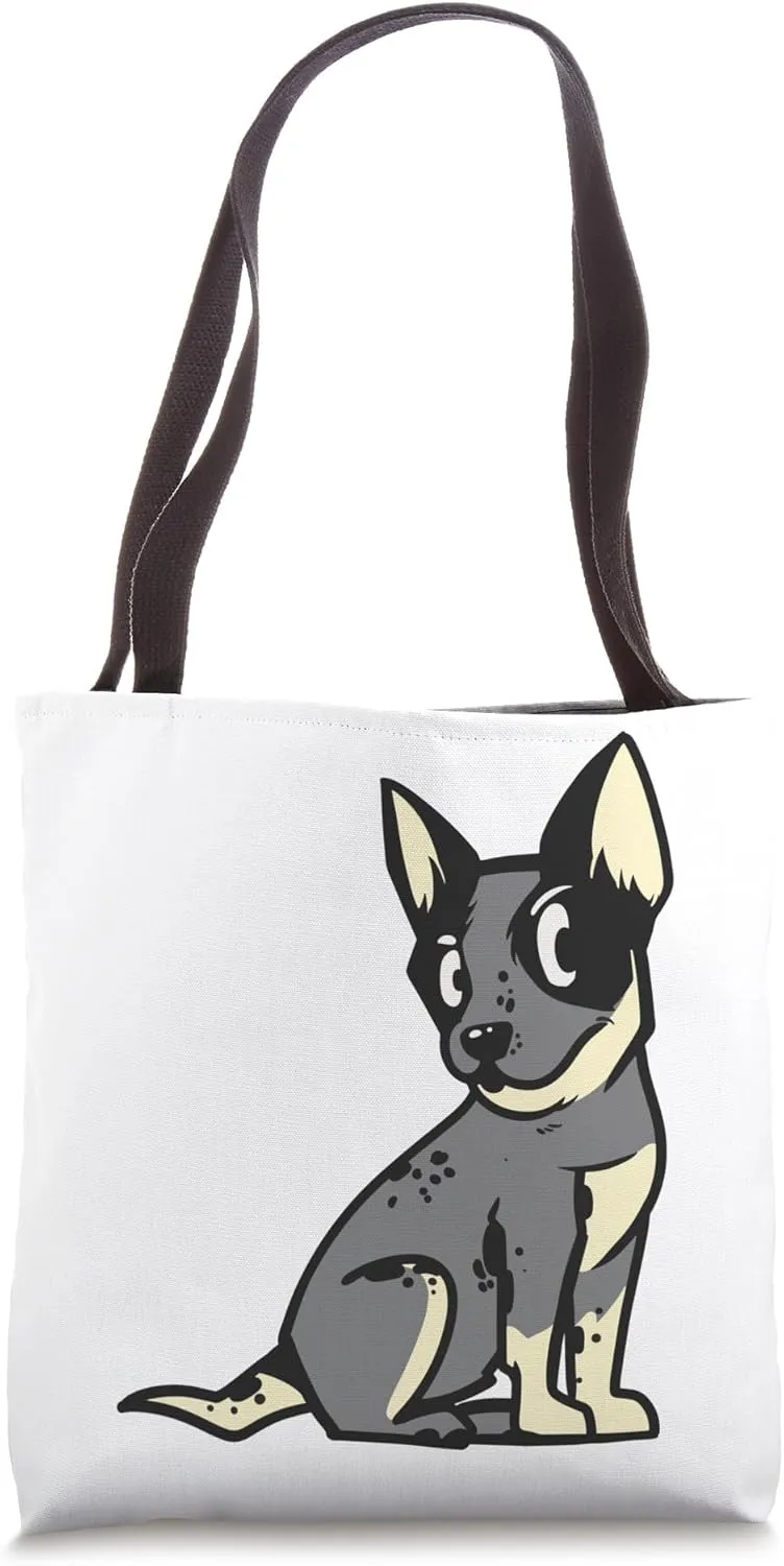 Attentive Australian Cattle Dog - Alert Breed Tote Bag
