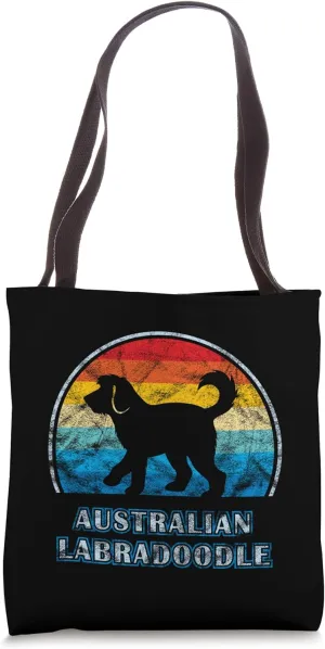 Australian Labradoodle Vintage Design Dog Tote Bag