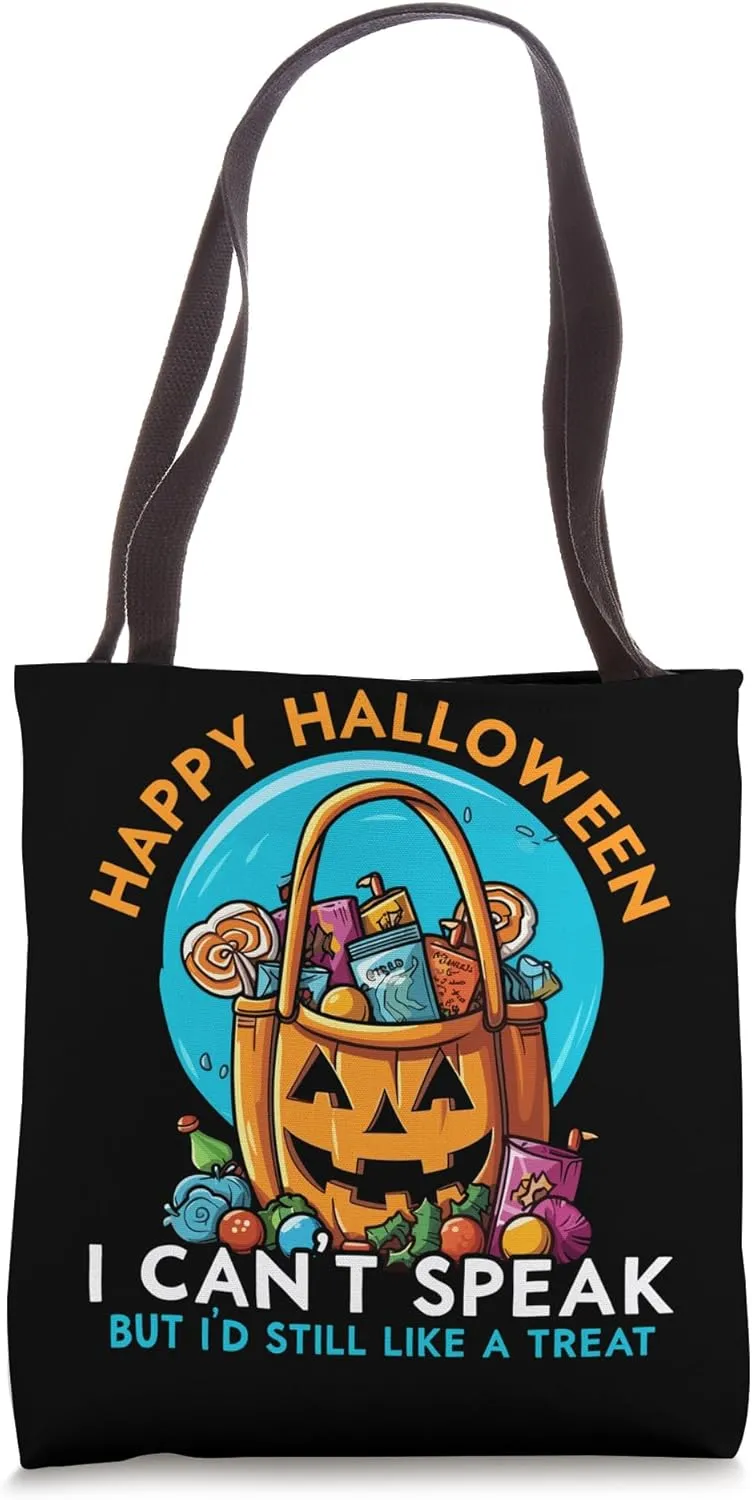 Autism Halloween Puzzle Trick Or Treat Autism Awareness Tote Bag