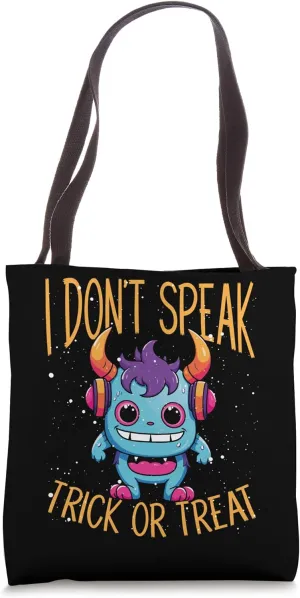 Autism Halloween Trick Or Treat Autistic Autism Awareness Tote Bag