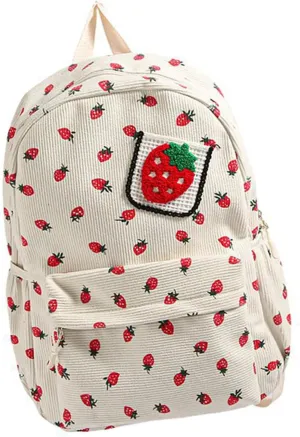 Back Packs，Japanese Styles Backpack Large Capacity Daypacks Travel Bag Student School Bag Lovely Strawberry Backpack Laptop Bag