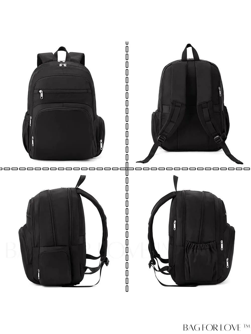 BagForLove - Stylish Paisley Womens Travel Backpack - Functional, Lightweight, & Airline Approved