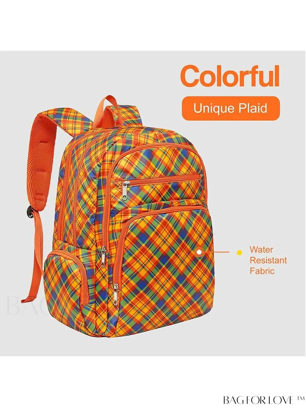 BagForLove - Stylish Paisley Womens Travel Backpack - Functional, Lightweight, & Airline Approved