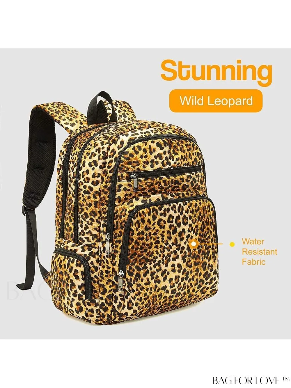 BagForLove - Stylish Paisley Womens Travel Backpack - Functional, Lightweight, & Airline Approved